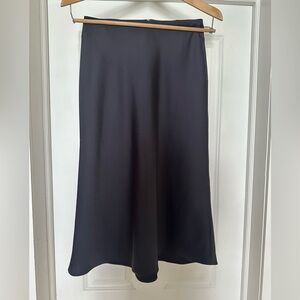 Oak + fort midi skirt, size S, Dark blue